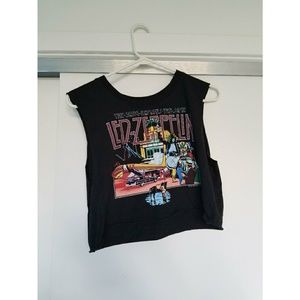 Led Zeppelin Crop Top